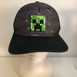 Minecraft Embroidered Green Logo Hat